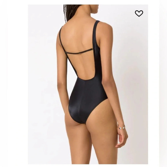 Lygia & Nanny Hapuna Size XS Black low-back swimsuit One Piece NEW! - Picture 3 of 9